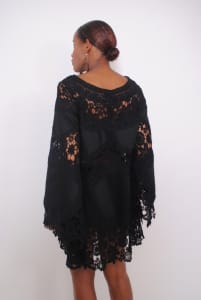 back-view-black-lace-boho-mini-dress
