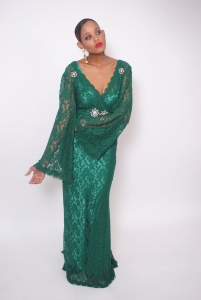 green-lace-wedding-evening-gown-long-sleeved