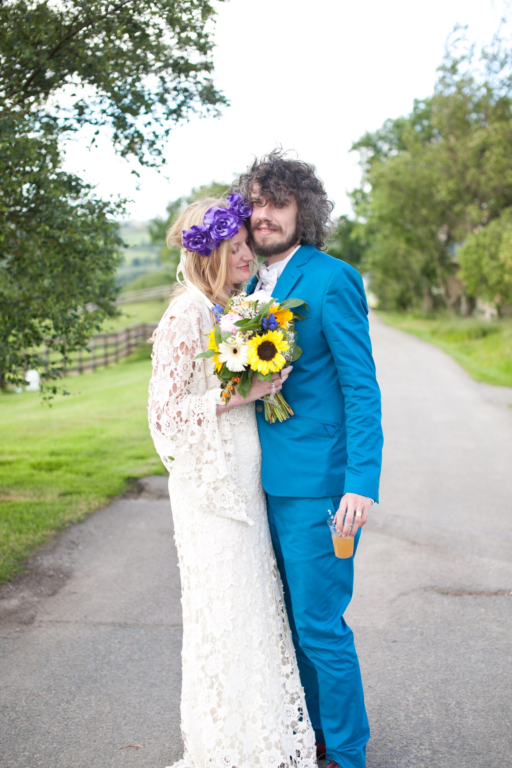 couple-photo-bride-wearing-hippie-wedding-dress