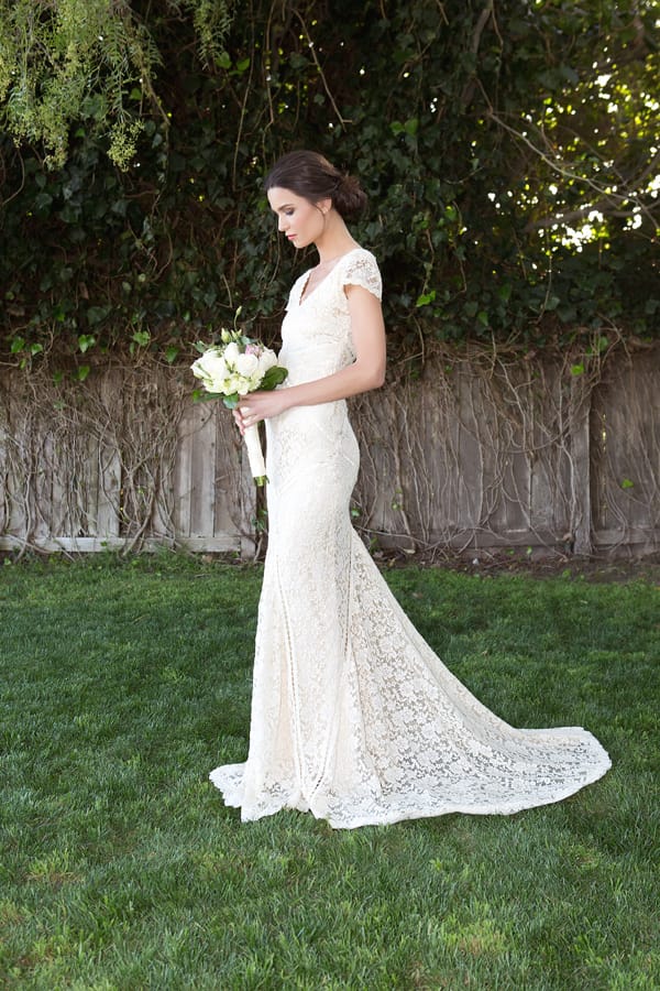  Adelaide  Bohemian  Lace Wedding  Dress  Dreamers and Lovers