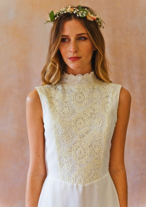 closeup-lace-and-silk-wedding-dress