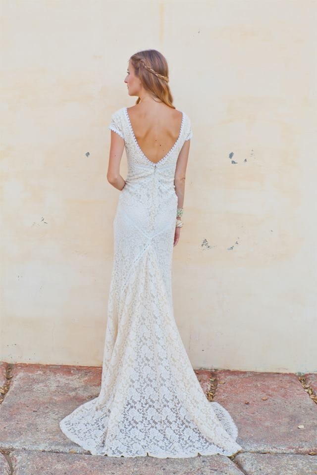 Alexandra Lace Bohemian Wedding Dress  Dreamers and Lovers