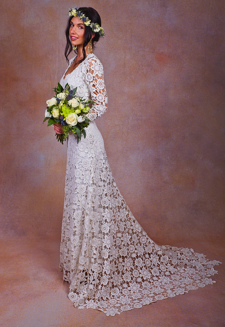Платья свадебные вязаные крючком - фото 2023 года