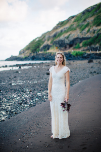 real-bride-erika-beach-wedding-in-Hawaii-wearing-Adelaide-bohemian-lace-dress