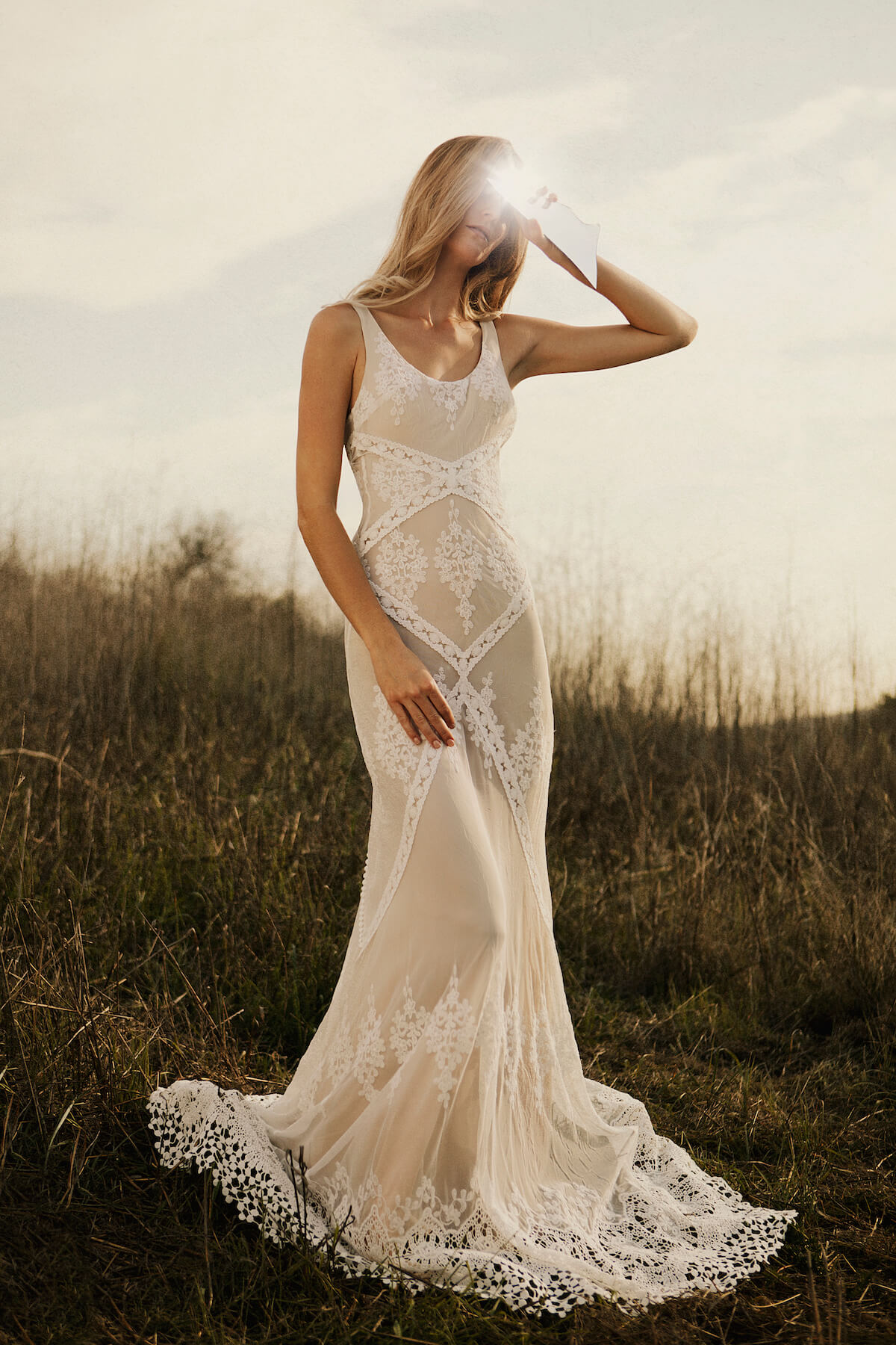 Cecilia Bohemian  Lace  Wedding  Dress  Dreamers and Lovers