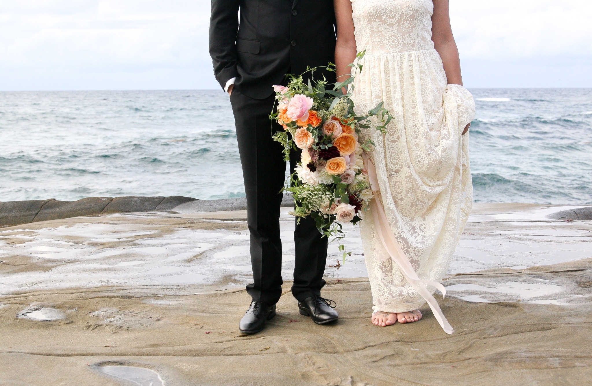 A Small And Intimate San Diego Beach Wedding Dreamers And Lovers