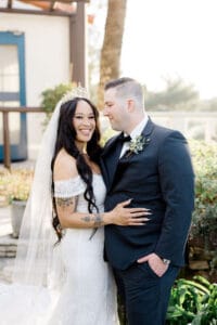 real-bride-Olivia-in-Phoebe-off-shoulder-wedding-dress