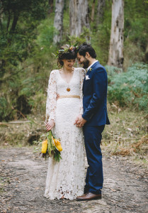 australian-bride-claire-wearing-dreamers-and-lovers-boho-crochet-maxi-wedding-dress
