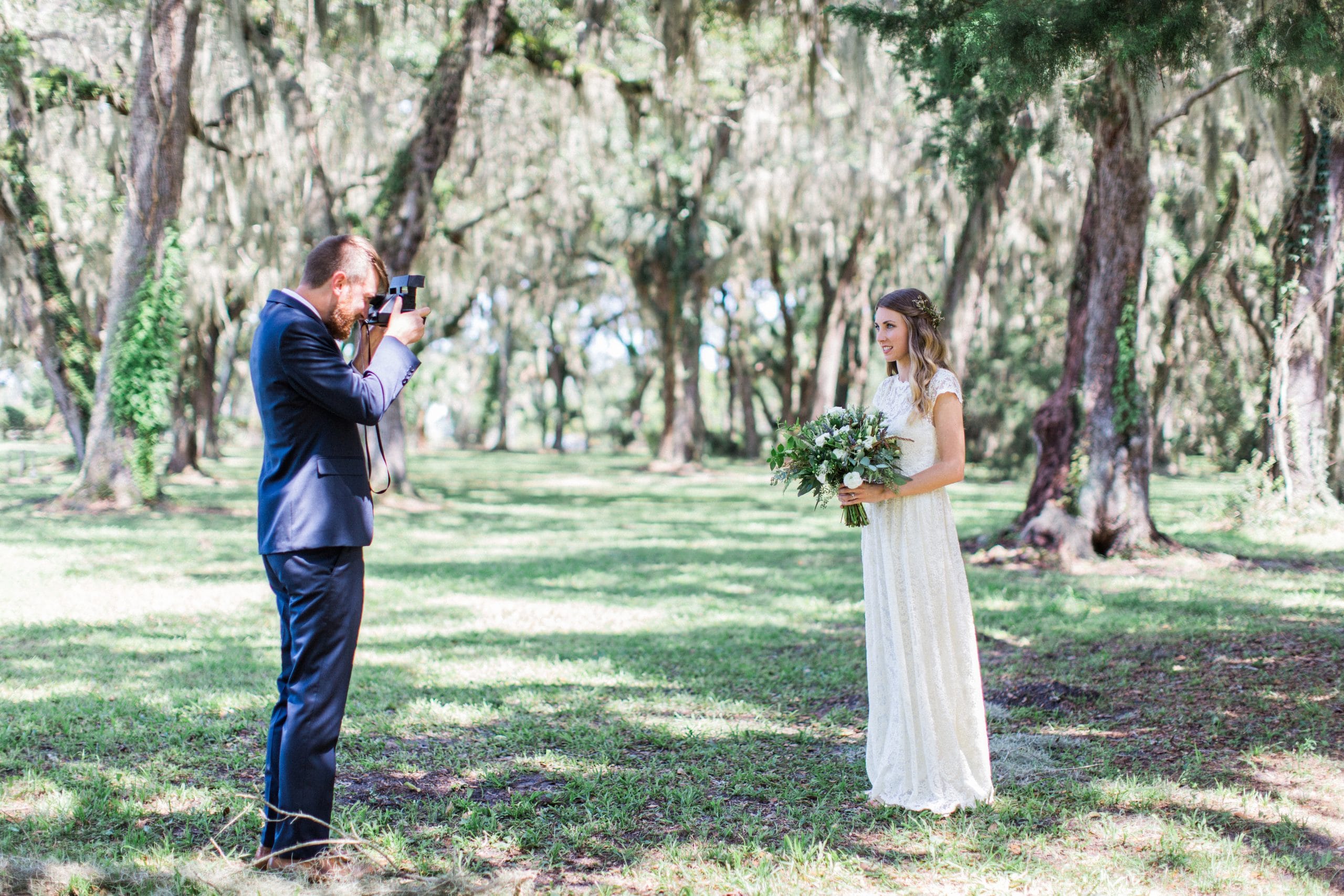 bohemian-bliss-Florida-wedding-bride-wearing-catherine-open-back-lace-dress