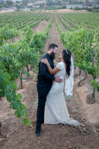 bride-and-groom-at-their-boho-wedding-at-winery