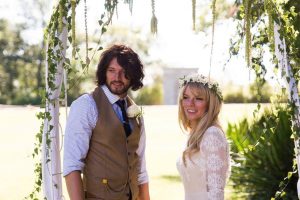 free-spirited-couple-wed-in-the-south-of-france-her-wearing-lisa-long-sleeve-boho-lace-wedding-dress