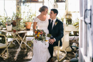 bride-molly-in-her-inspiring-bohemian-wedding-filled-with-greenery-and-wearing-the-coco-lace-dress