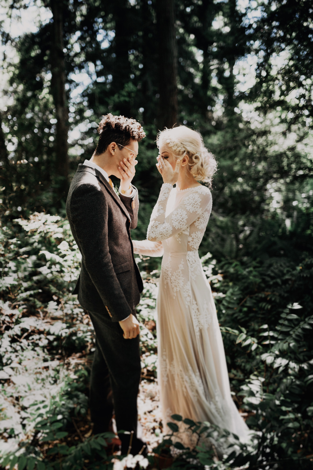 olga-and-Chris-laidback-Portland-bohemian-rustic-wedding-wearing-the-Lisa-dress