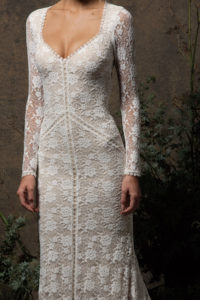 stretch-lace-panelled-long-sleeve-fitted-lace-gown-with-keyhole-open-back