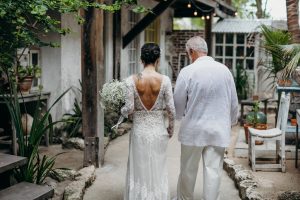 dreamers-and-lovers-lisa-lace-dress-worn-by-bride-Carolina-at-her-dream-destination-tulum-wedding