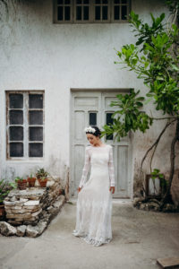 a-stunning-boho-bride-wearing-the-lisa-lace-dress-at-her-Tulum-wedding
