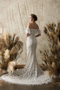 callista-flutter-sleeve-fitted-boho-wedding-dress-cathedral-train