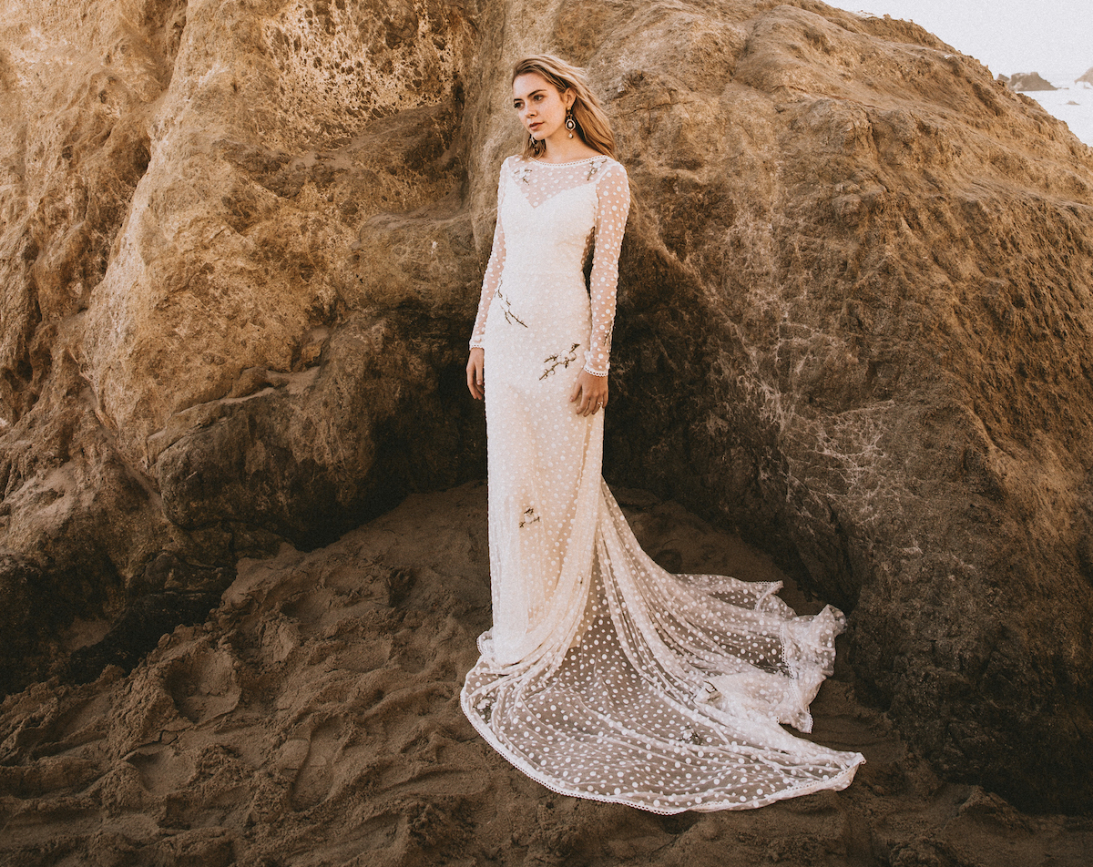 Florence Backless  Lace Wedding  Dress  Dreamers and Lovers