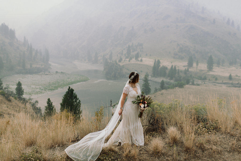 bride-beta-gets-married-on-the-river-wearing-azalea-lace-vintage-style-bohemian-wedding-dress