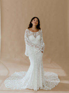 Bell-sleeve-wedding-dress-Samantha-gown