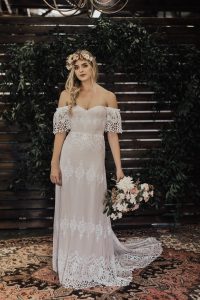 Carrie-off-shoulder-sweetheart-neckline-boho-wedding-gown-with-crochet-details