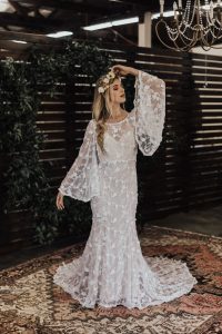 Samantha-bell-sleeves-bohemian-wedding-gown