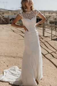 evie-crepe-and-lace-high-neck-cut-out-open-back-wedding-dress-with-panels