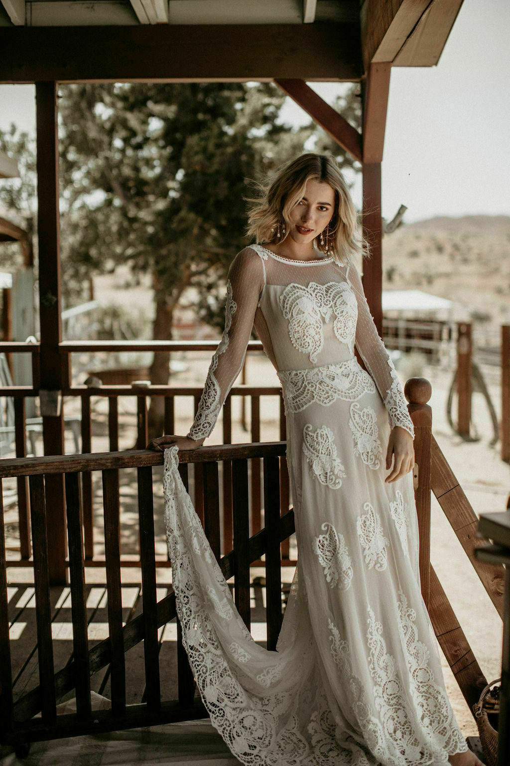 Isabella Lace Bohemian Wedding Dress