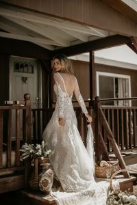 the-backless-beauty-of-Isabella-done-in-a-unique-applique-lace-for-the-bohemian-bride