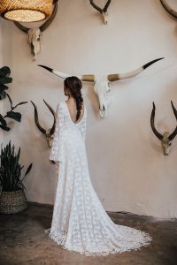 marie-bell-sleeved-stretch-lace-wedding-dress-fringed-hem-for-boho-bride