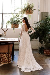 Simone-Lace-Wedding-dress-for-the-simple-romantic-bohemian-bride-made-in-California