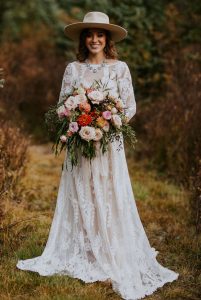 Simone Long Sleeve Flowy Wedding Dress