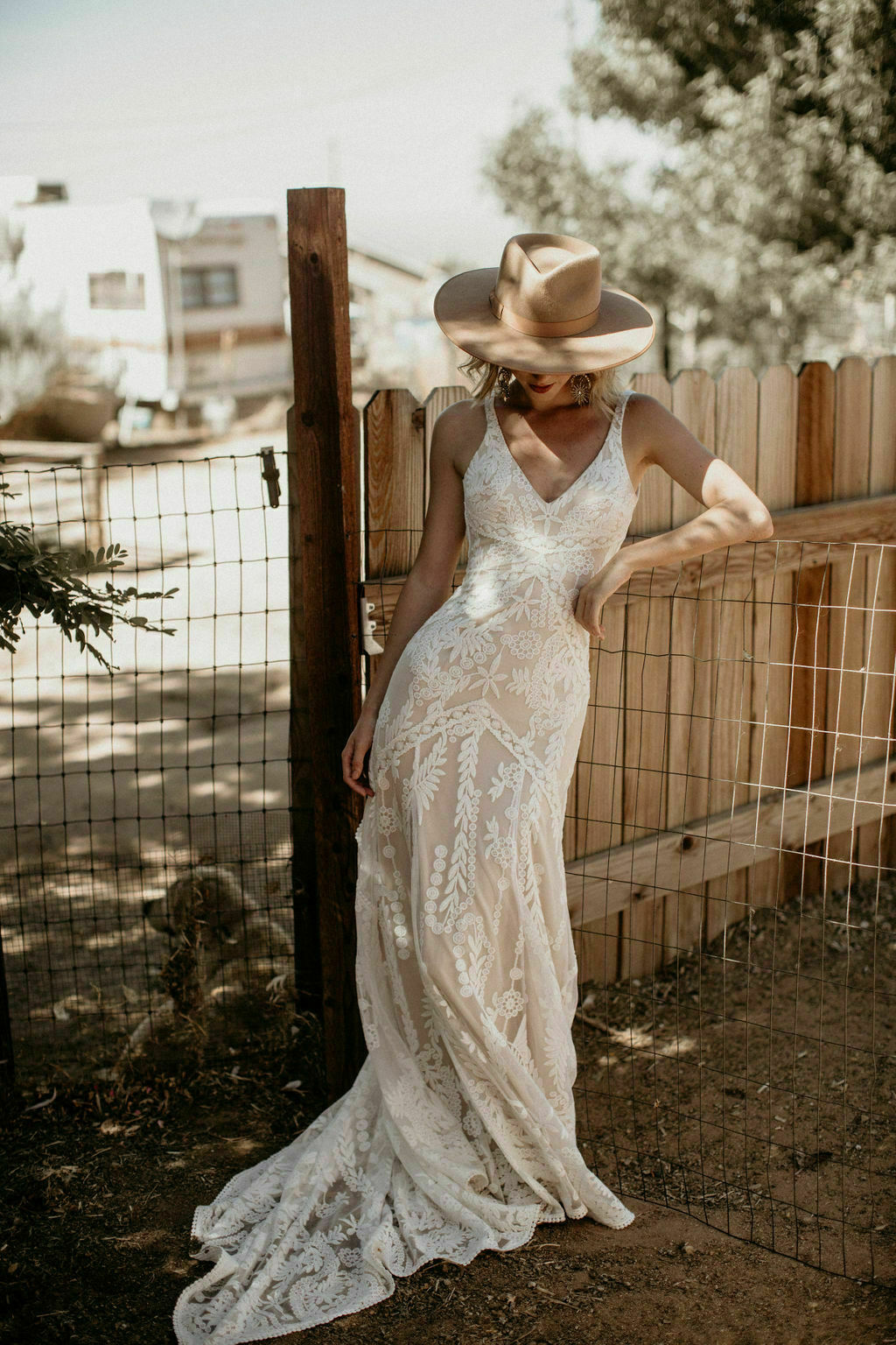 simple boho wedding dress