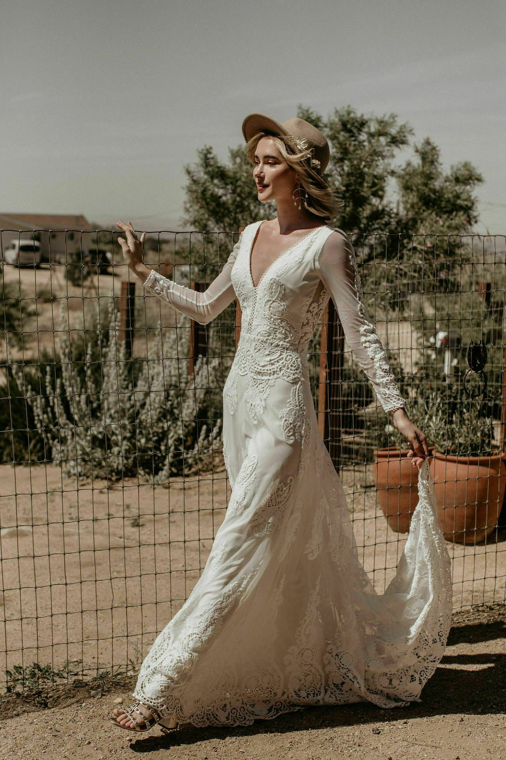 Victoria Lace Bohemian Wedding Dress