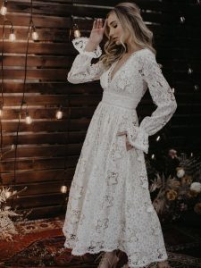 side-view-Diana-lace-long-sleeve-casual-wedding-dress