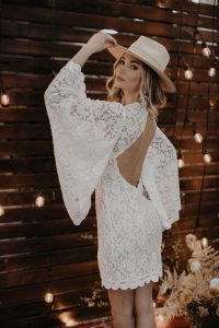 Halley-bell-sleeve-lace-mini-dress