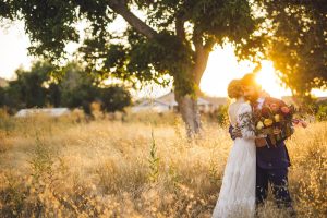 A-romantic-sun-drenched-bride-and-groom-photograph