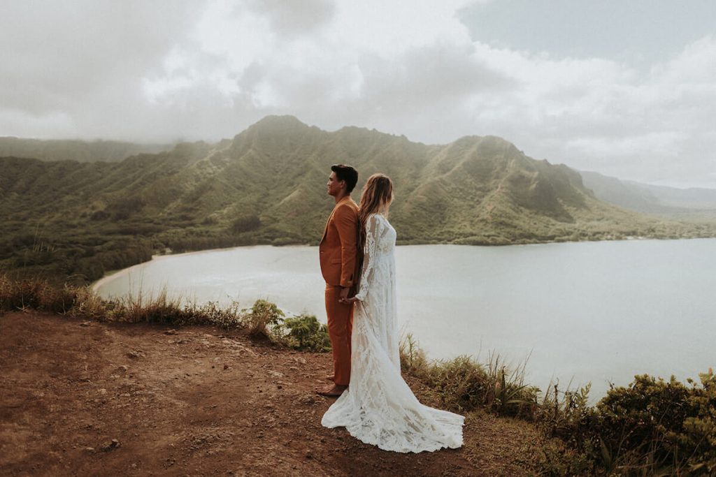 mountain wedding dress