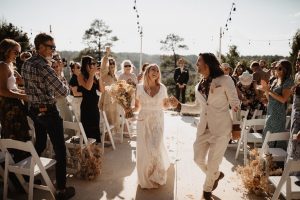 California-bride-wearing-her-bohemian-wedding-dress
