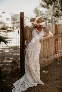 Stella Lace Wedding Dress - Backless Wedding Dress