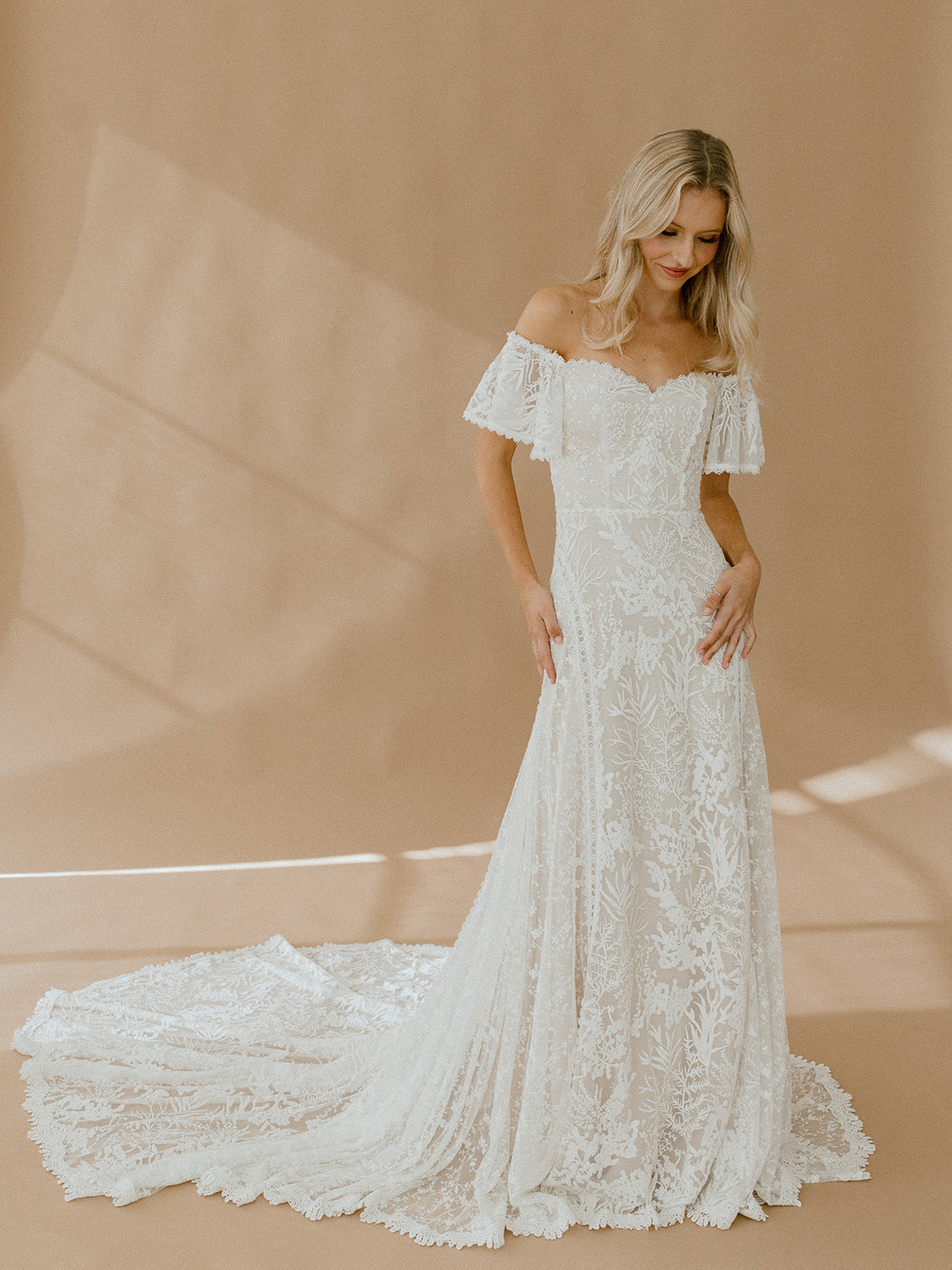 Ruth-off-the-shoulder-lace-wedding-dress-for-the-romantic-bride