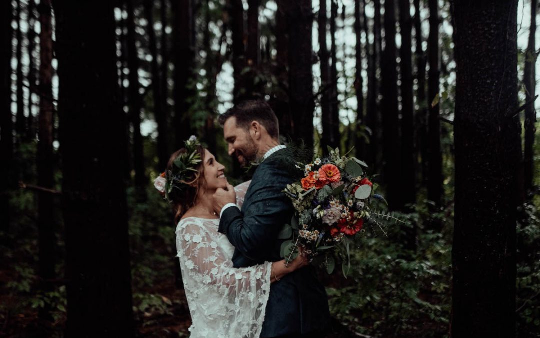 Alison and Curtis Planned & DIY’d their Intimate Wedding in Three Months