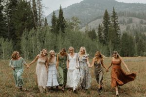 Bride-and-boho-bridesmaids