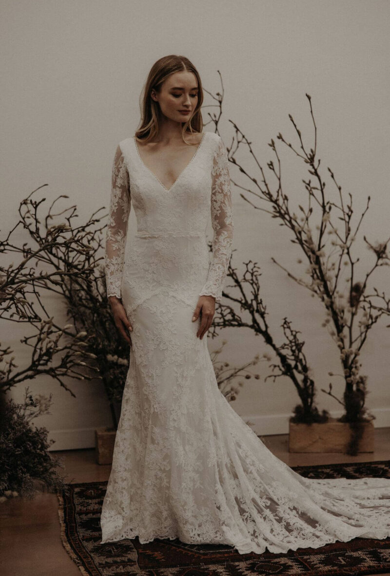 Alyssa-long-sleeve-lace-wedding-dress-shown-with-off-white-liner