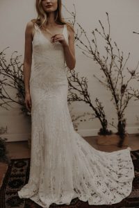 Stella Wedding Dress in Off-White Liner