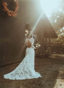 Real-Bride-Wearing-Lace-Wedding-Dress-Violetta-Gown