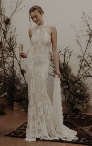 Anouk-Lace-Halter-Wedding-Dress-In-Nude-Colored-Liner