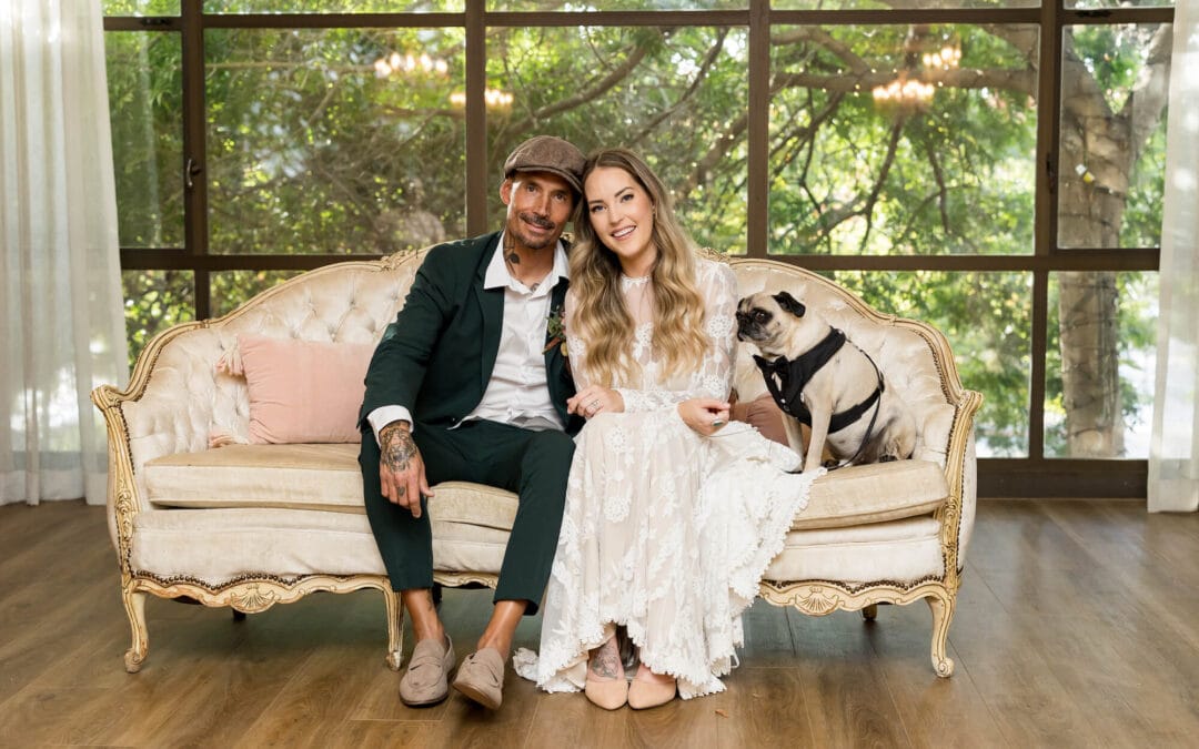 Small Wedding Ideas: Alison, Matt and their Pug, Rhino