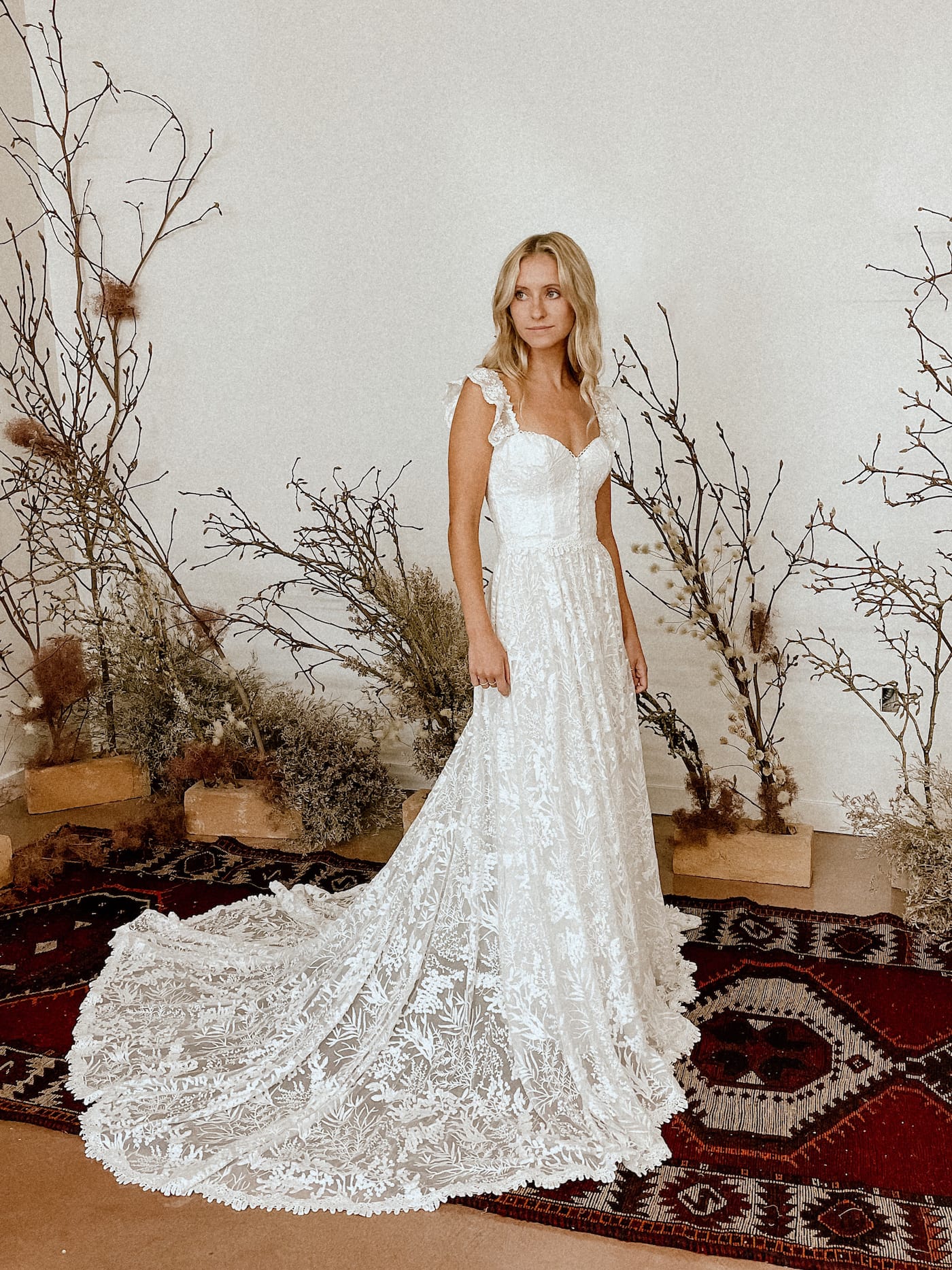 fit and flare wedding dresses