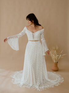 two-piece-wedding-dress-in-bridal-separates